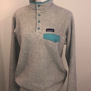 Patagonia Women’s Snap Pullover// Sz M 🍬 super warm - 90s vibes